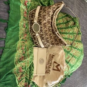Michael Kors bag and wallet